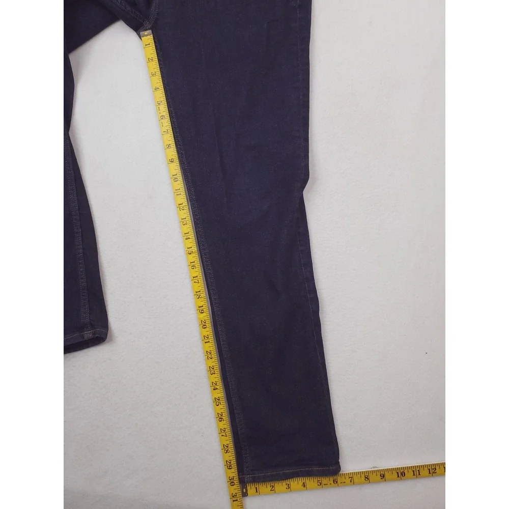 Banana Republic Travel Jean Mens 34x30* Slim Fit Tapered Stretch Denim Pant Dark